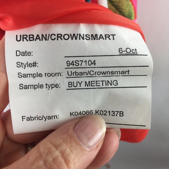 Express tropical hawaiian floral sleeveless scoop neck belted dress womens small - Picture 6 of 7